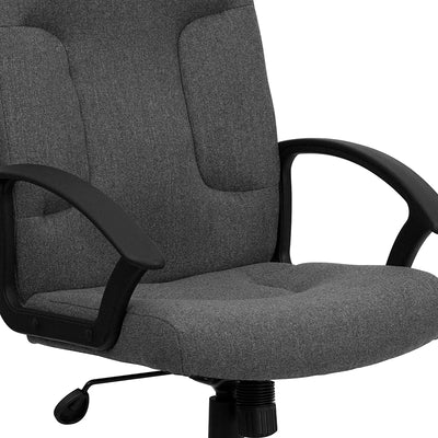 Gray Mid-back Fabric Chair