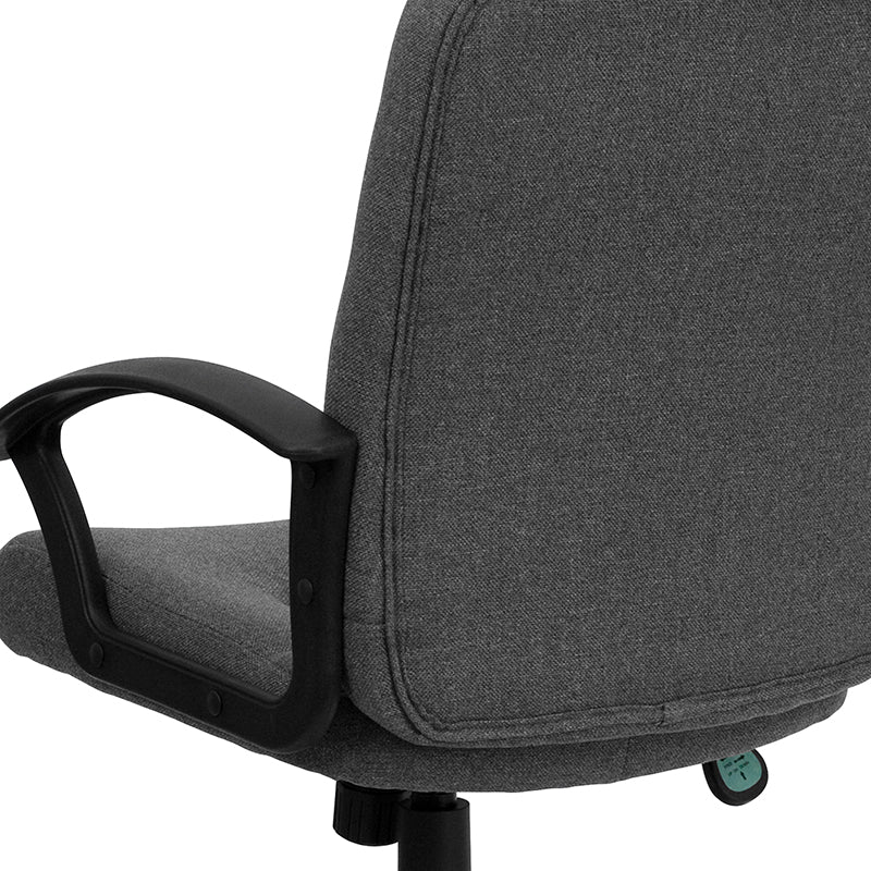Gray Mid-back Fabric Chair