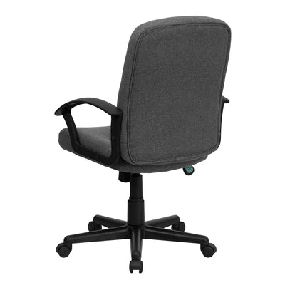 Gray Mid-back Fabric Chair