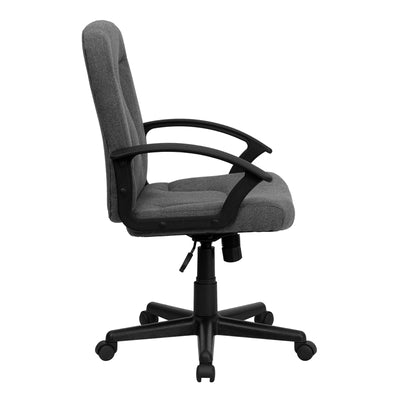 Gray Mid-back Fabric Chair
