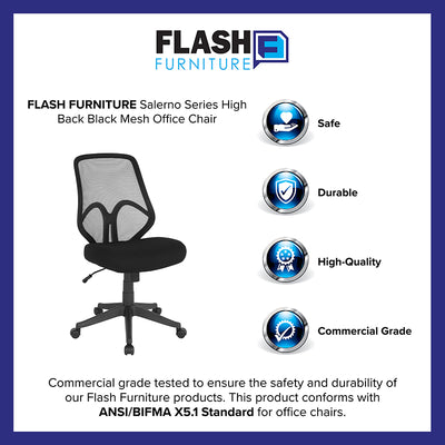 Black High Back Mesh Chair