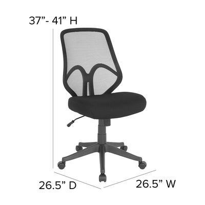 Black High Back Mesh Chair