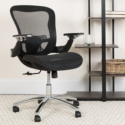 Black Mid-back Mesh Chair