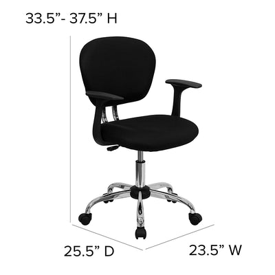 Black Mid-back Task Chair