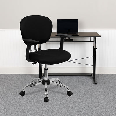 Black Mid-back Task Chair