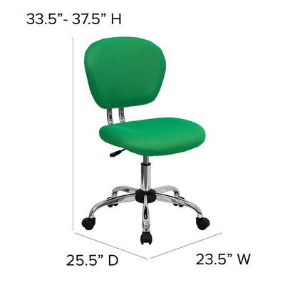 Bright Green Mid-back Task