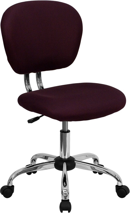Burgundy Mid-back Task Chair