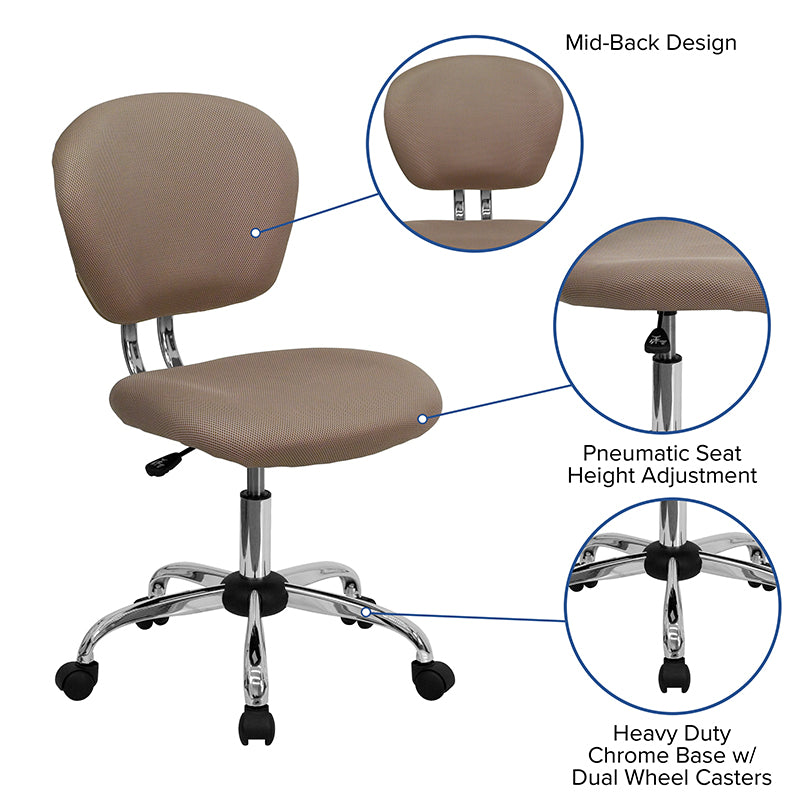 Coffee Mid-back Task Chair