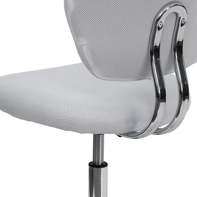 White Mid-back Task Chair