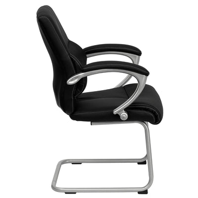 Black Leather Side Chair