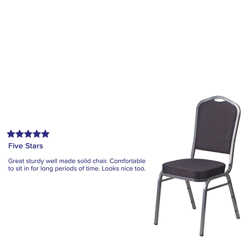 Black Fabric Banquet Chair