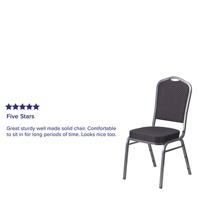 Black Fabric Banquet Chair