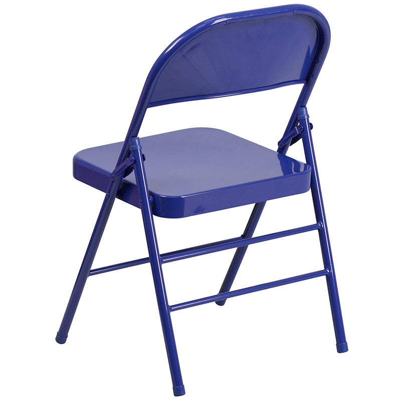 Cobalt Blue Folding Chair