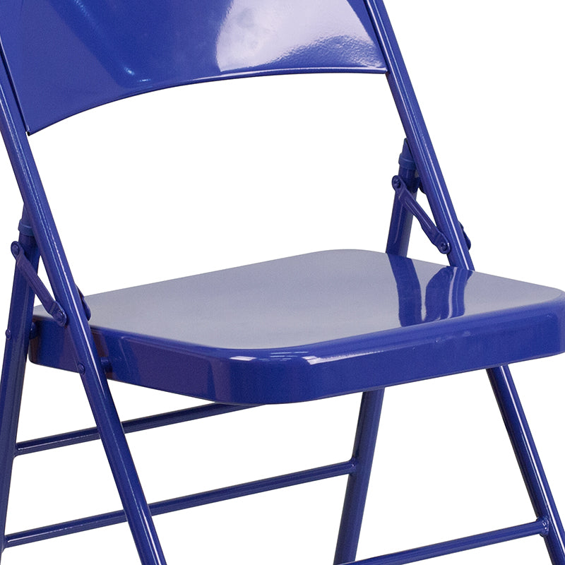 Cobalt Blue Folding Chair