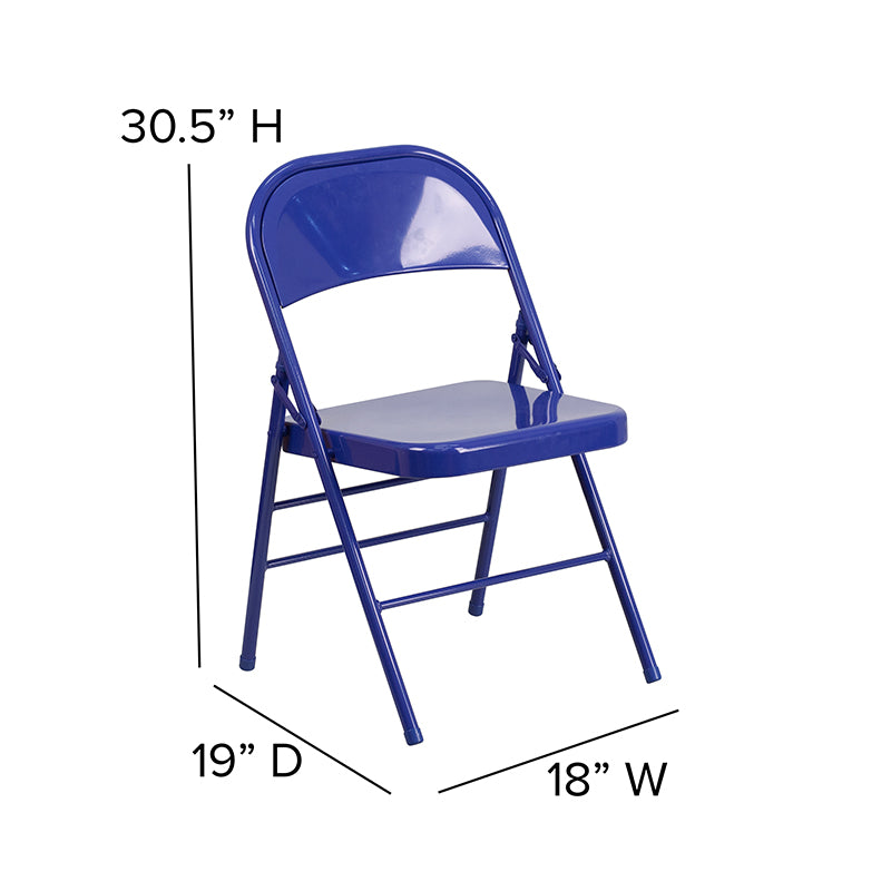 Cobalt Blue Folding Chair