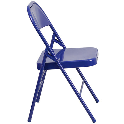 Cobalt Blue Folding Chair
