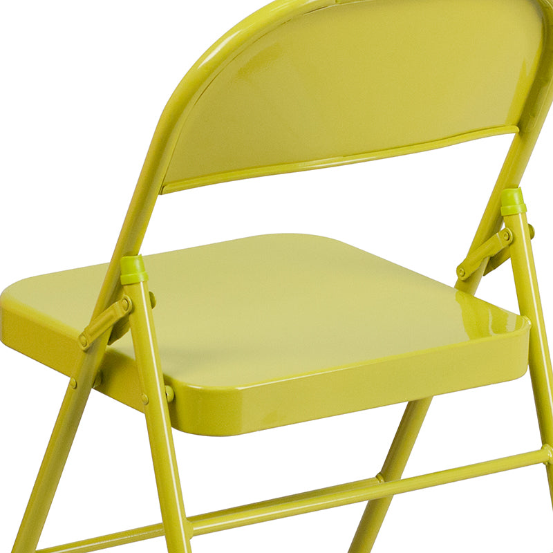 Twisted Citron Folding Chair