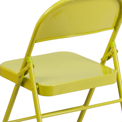 Twisted Citron Folding Chair