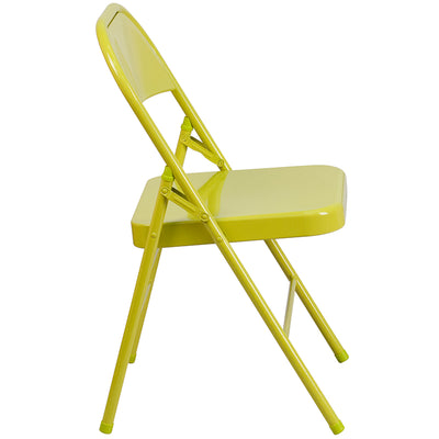 Twisted Citron Folding Chair