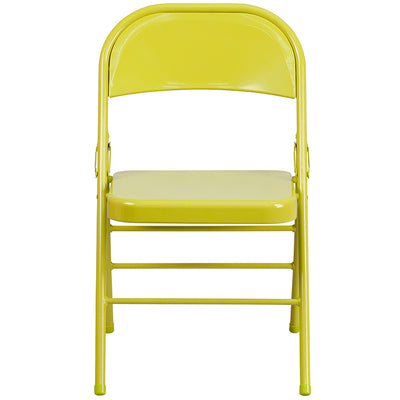 Twisted Citron Folding Chair