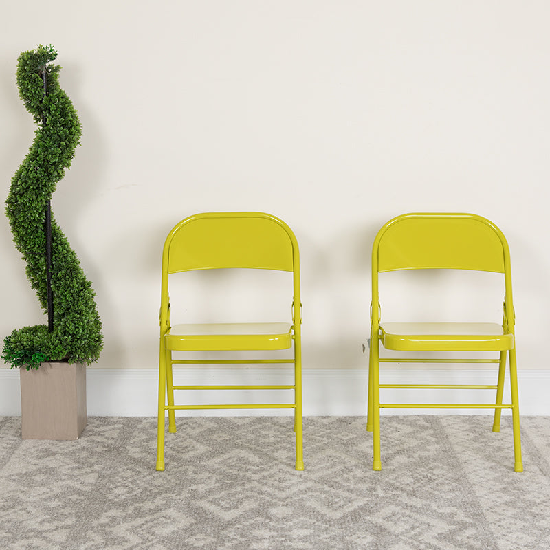 Twisted Citron Folding Chair