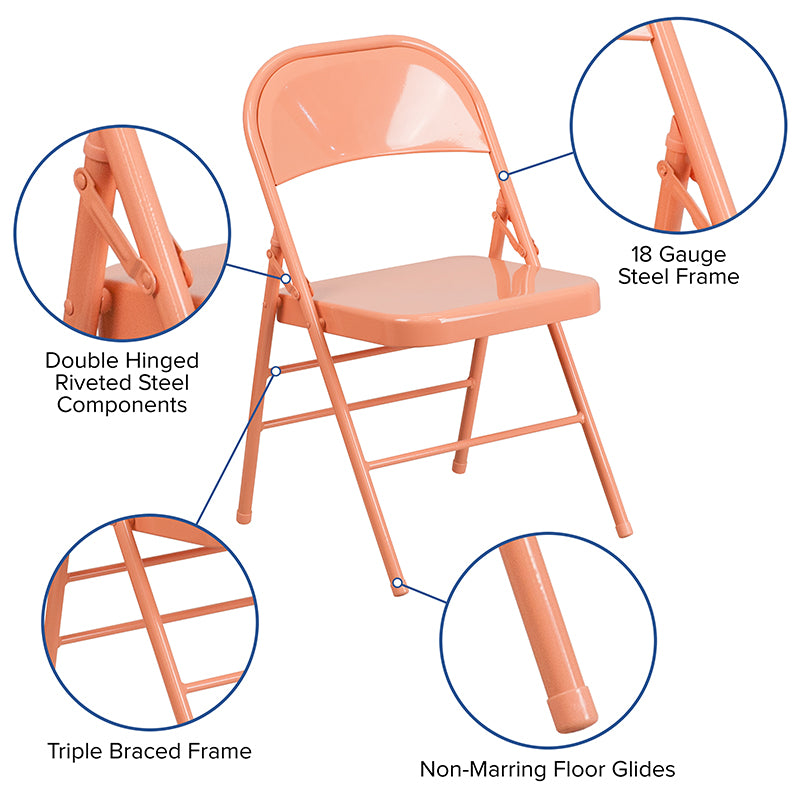 Sedona Coral Folding Chair