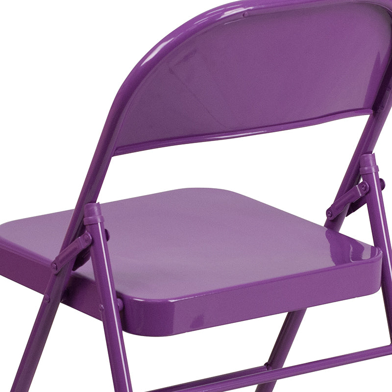 Impulsive Purple Folding Chair