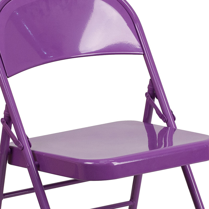 Impulsive Purple Folding Chair