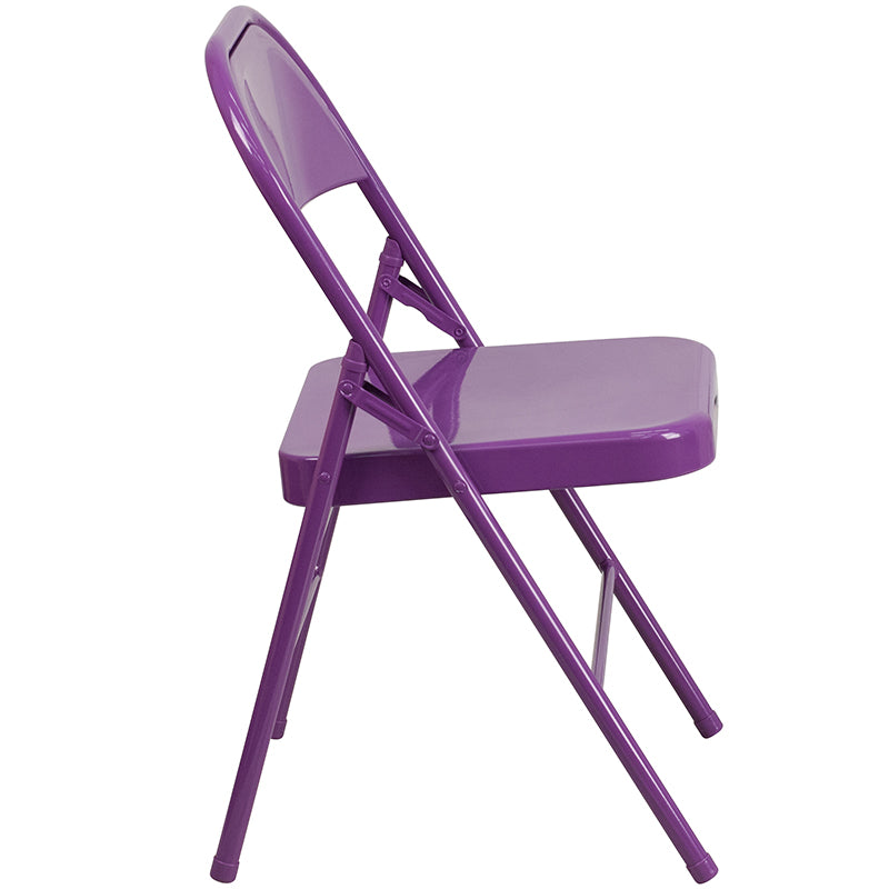 Impulsive Purple Folding Chair