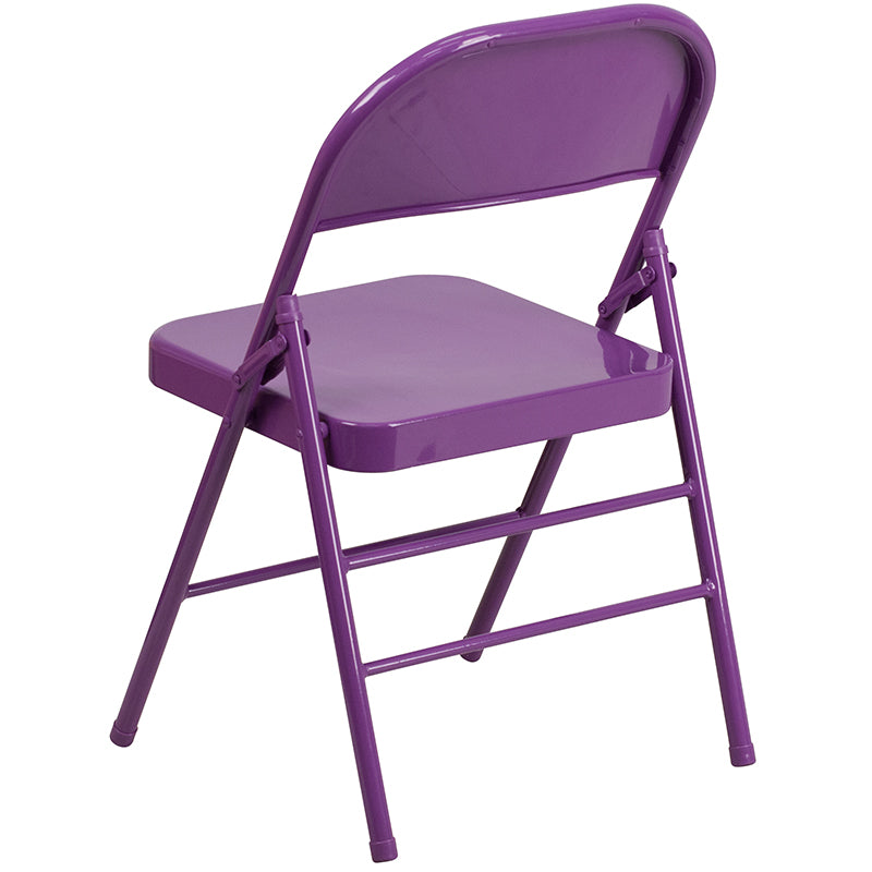 Impulsive Purple Folding Chair