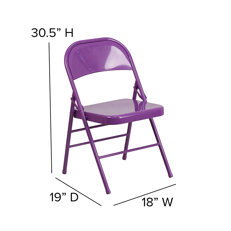 Impulsive Purple Folding Chair