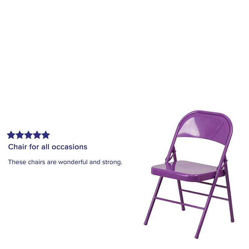 Impulsive Purple Folding Chair