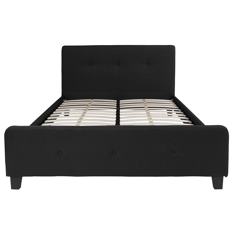 Queen Platform Bed-black