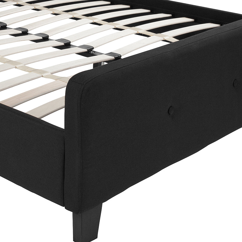 Queen Platform Bed-black