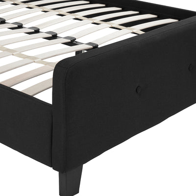 Queen Platform Bed-black