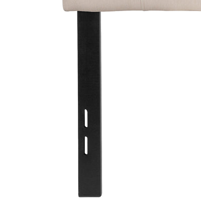 Full Headboard-beige Fabric