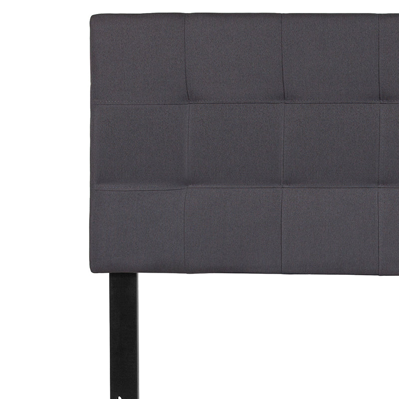 Full Headboard-gray Fabric