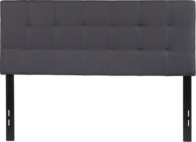 Full Headboard-gray Fabric