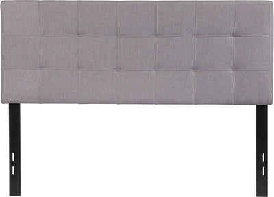 Full Headboard-gray Fabric