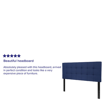 Full Headboard-navy Fabric