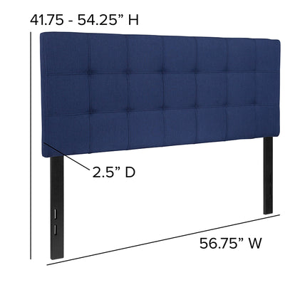 Full Headboard-navy Fabric