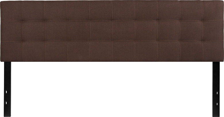 King Headboard-brown Fabric
