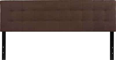 King Headboard-brown Fabric