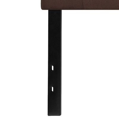 King Headboard-brown Fabric