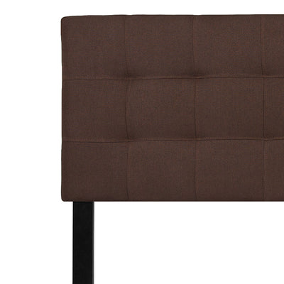 King Headboard-brown Fabric