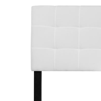 King Headboard-white Fabric