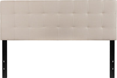 Queen Headboard-beige Fabric