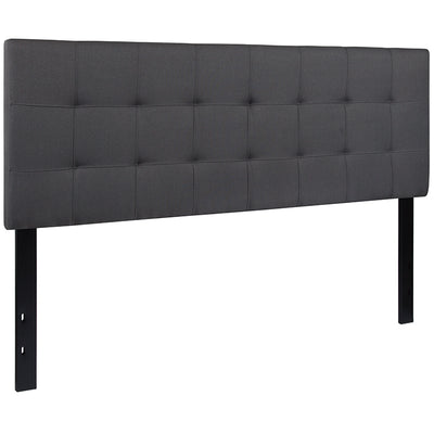 Queen Headboard-gray Fabric