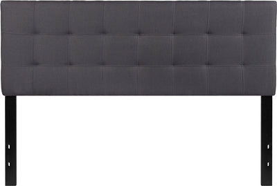 Queen Headboard-gray Fabric