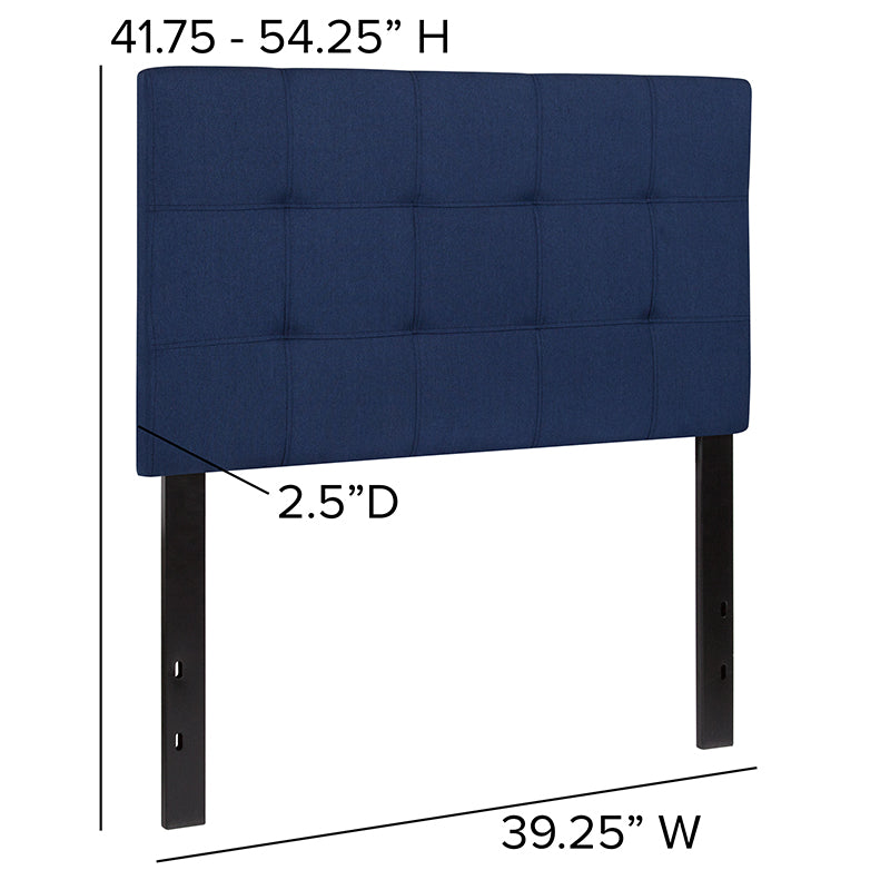 Twin Headboard-navy Fabric